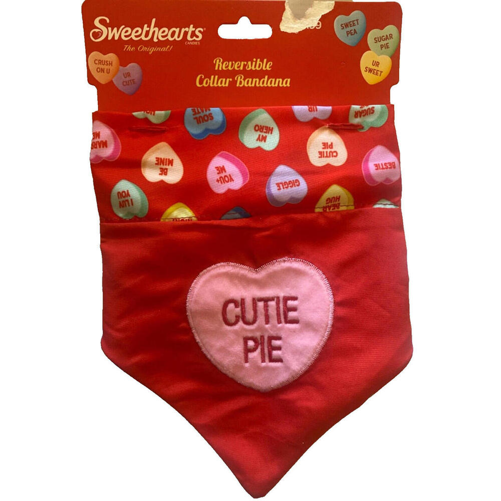 Dan Dee Sweethearts the Original Reversible Collar Bandana for Dogs Cutie Pie